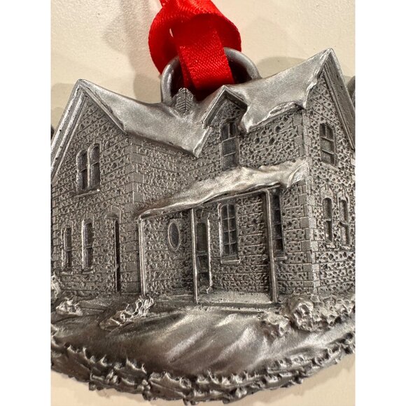 Set of 2 Limited Edition MGIC Pewter Ornament Set With Red Ribbon - Picture 6 of 6